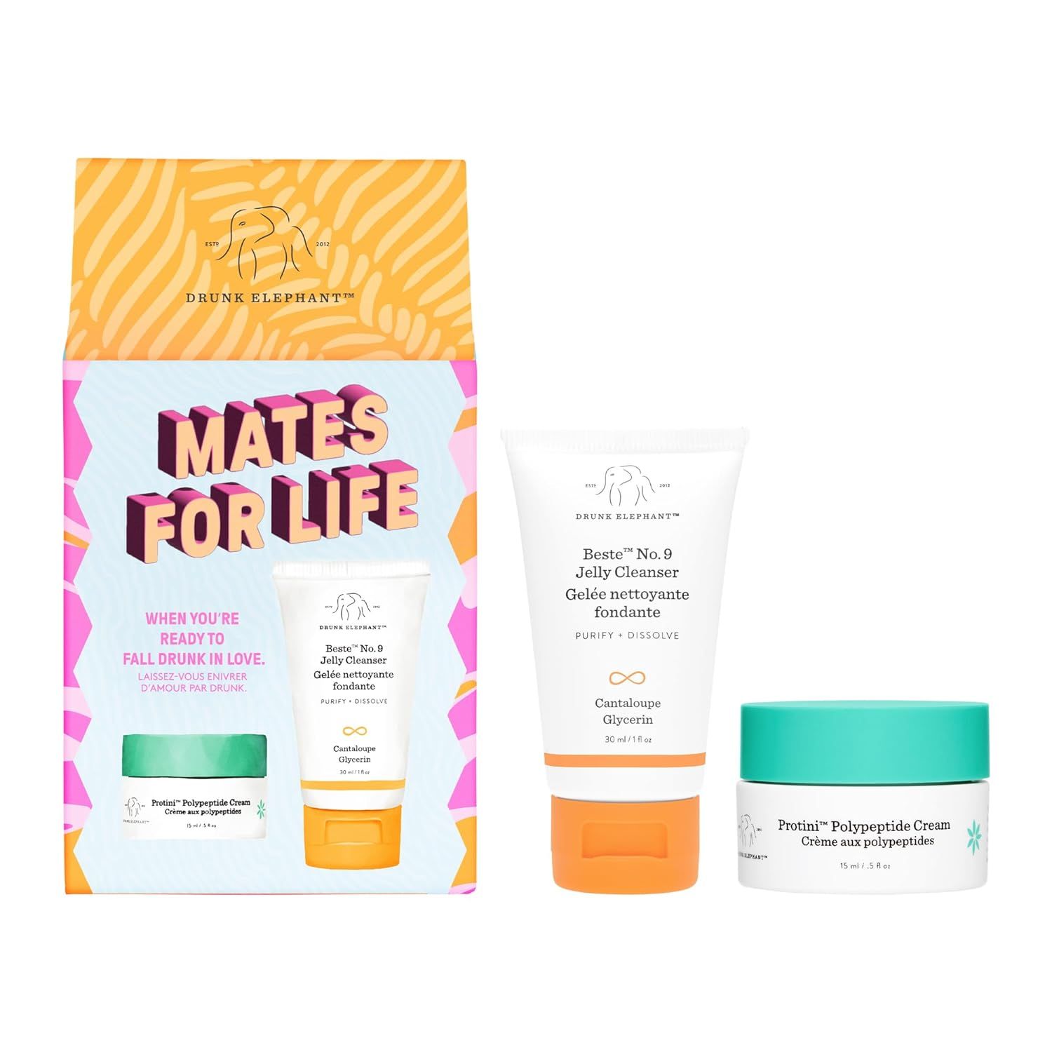 Drunk Elephant Mates for Life Kit: cleanses and moisturizes skin - Includes Beste No. 9 Jelly Cle... | Amazon (US)