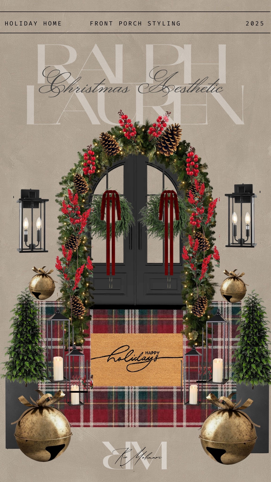Ralph Lauren Christmas Porch | Classic Holiday Entryway Inspiration 2025

Step into timeless holiday elegance with this Ralph Lauren–inspired Christmas front porch look. Deep greens, bold reds, and tartan plaid create that signature luxury lodge aesthetic — cozy, sophisticated, and effortlessly festive.

From velvet bows and pinecone garlands to black lanterns and gold jingle bells, this setup transforms your entryway into a holiday dream worthy of a Ralph Lauren catalog.

✨ Perfect for:
• Traditional holiday homes
• Modern classic décor lovers
• Front porch styling inspiration
• Luxury Christmas ideas

Shop the look below and bring the holiday magic home 🕯️🎄


Ralph Lauren Christmas décor, luxury Christmas porch, traditional holiday décor, front porch styling ideas, classic Christmas entryway, plaid holiday rug, red velvet bows, Christmas 2025 décor, holiday home inspiration, timeless Christmas aesthetic


#LTKHome #LTKSeasonal #LTKStyleTip