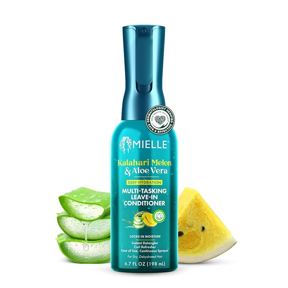 Mielle Kalahari Melon & Aloe Vera Multi-Tasking Leave In Conditioner Spray - 3-in-1 Hair Detangle... | Amazon (US)