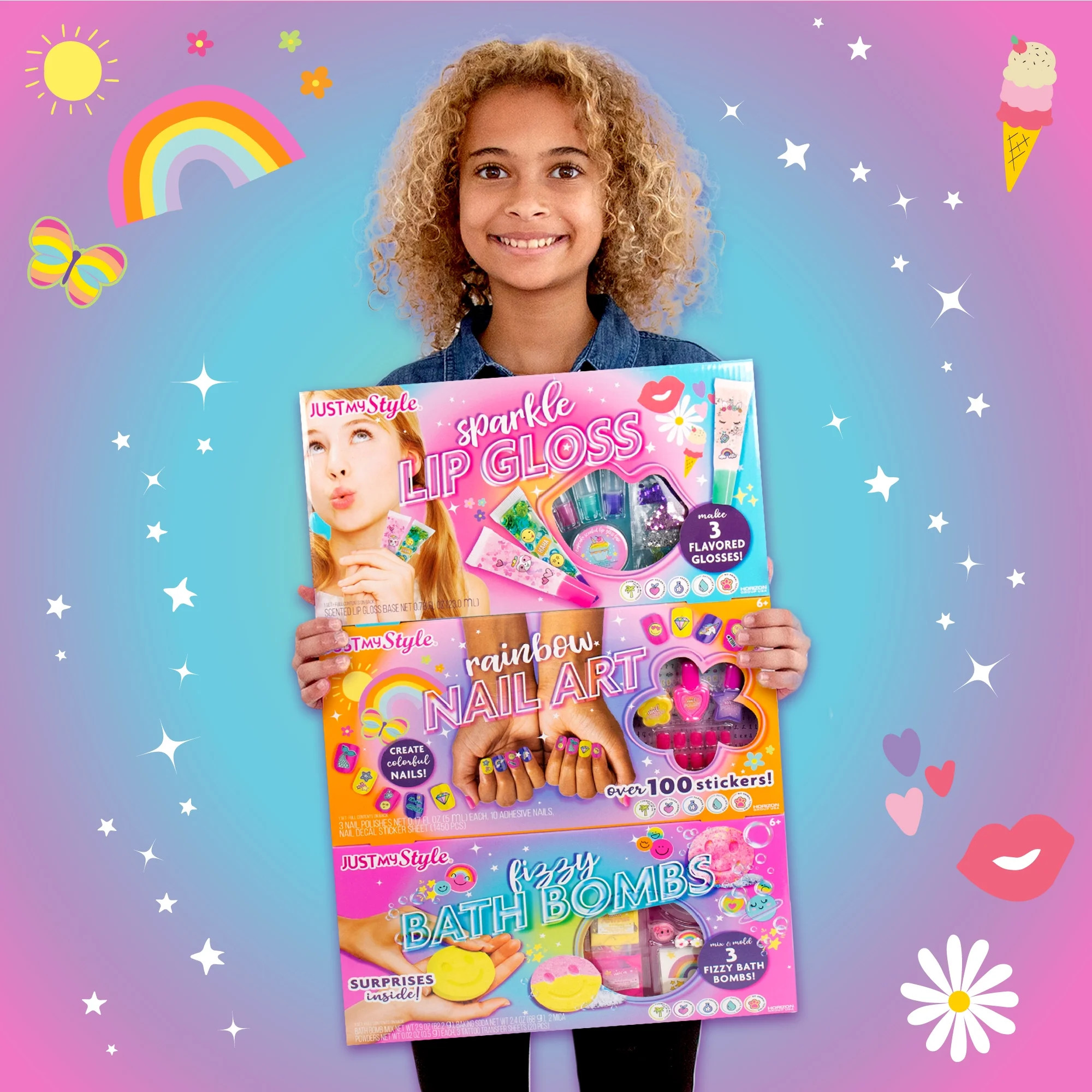 Just My Style 3-in-1 Spa Set, Boy and Girls, Child, Ages 6+ - Walmart.com | Walmart (US)