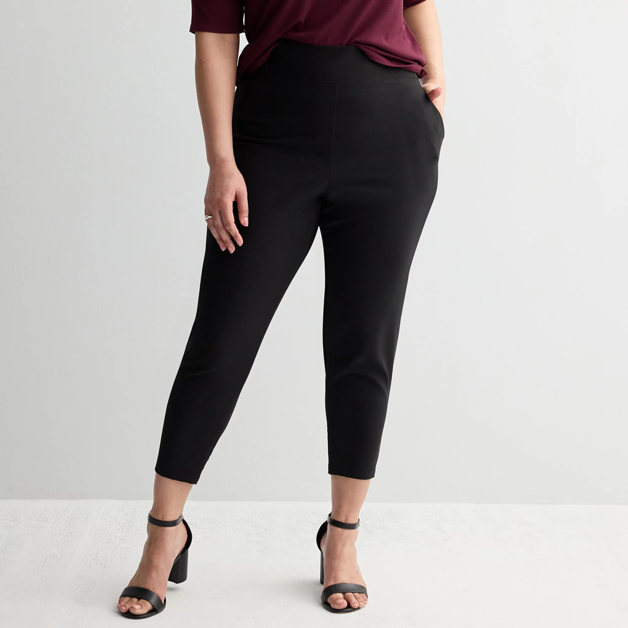 Plus Size Nine West Pull On Straight Leg Ankle Pants, Women's, Size: 0X, Camden Green | Kohl's