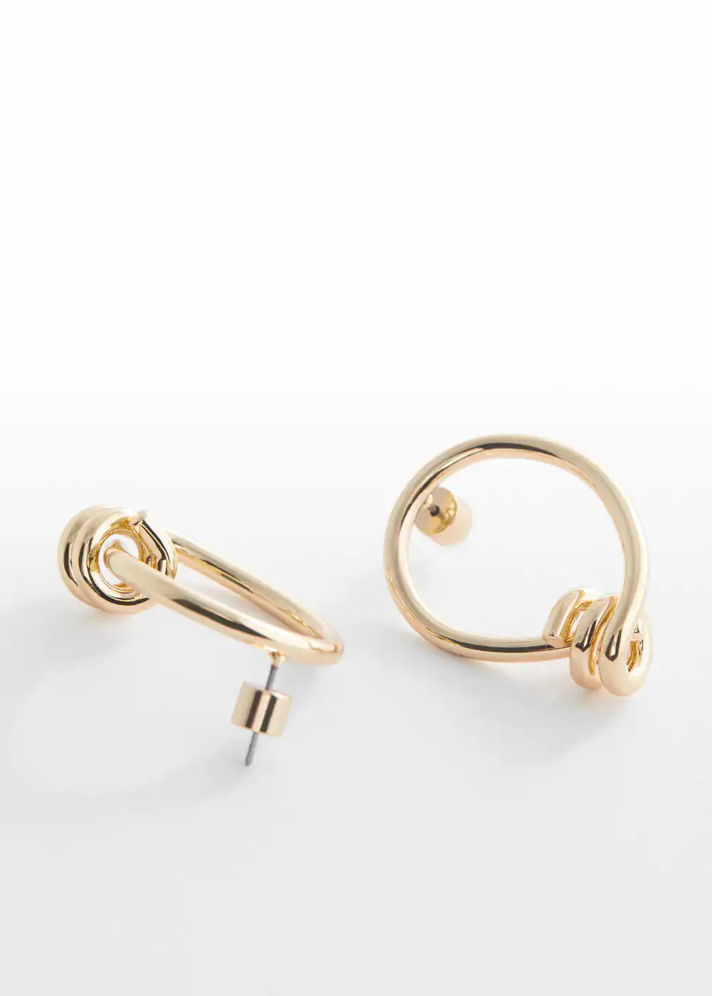 Earrings hoop knot | MANGO (UK)