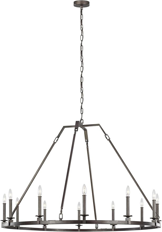 Feiss F3216/12SMS 12 Light Chandelier, Smith Steel | Amazon (US)