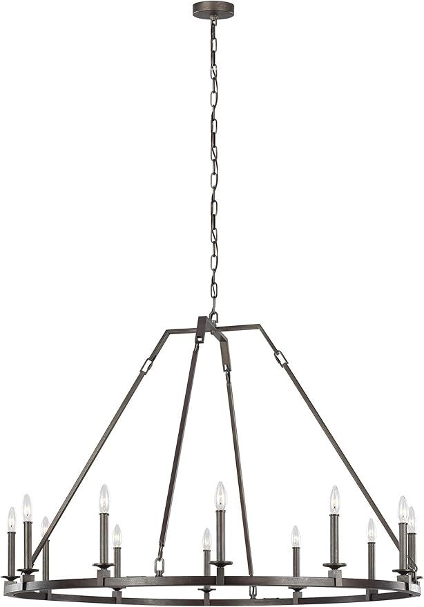 Feiss F3216/12SMS 12 Light Chandelier, Smith Steel | Amazon (US)