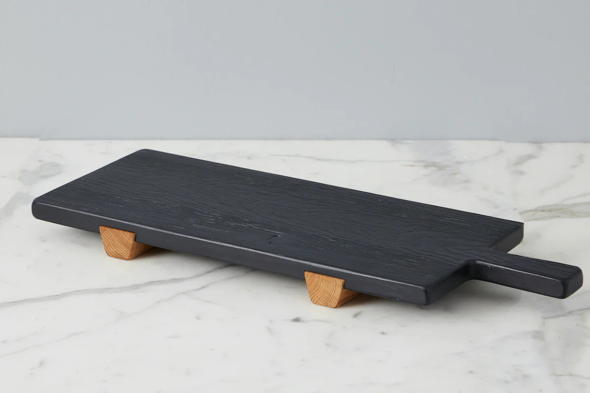 Black Rectangle Elevated Charcuterie Board, Small | etúHOME