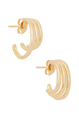 BRACHA Minimalism Studs in Gold from Revolve.com | Revolve Clothing (Global)