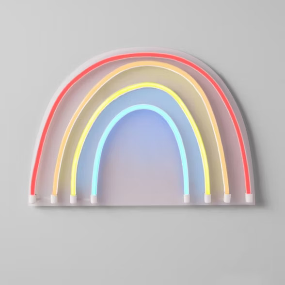 Rainbow Neon Wall Decor - Pillowfort™ | Target