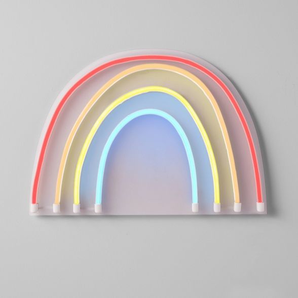 Rainbow Neon Wall Decor - Pillowfort™ | Target