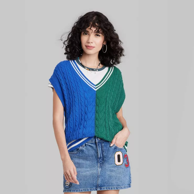 Women's Oversized Sweater Vest - Wild Fable™ | Target
