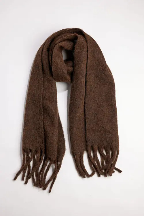 Hat Attack Cozy Solid Scarf in Deep Chocolate at Nordstrom | Nordstrom
