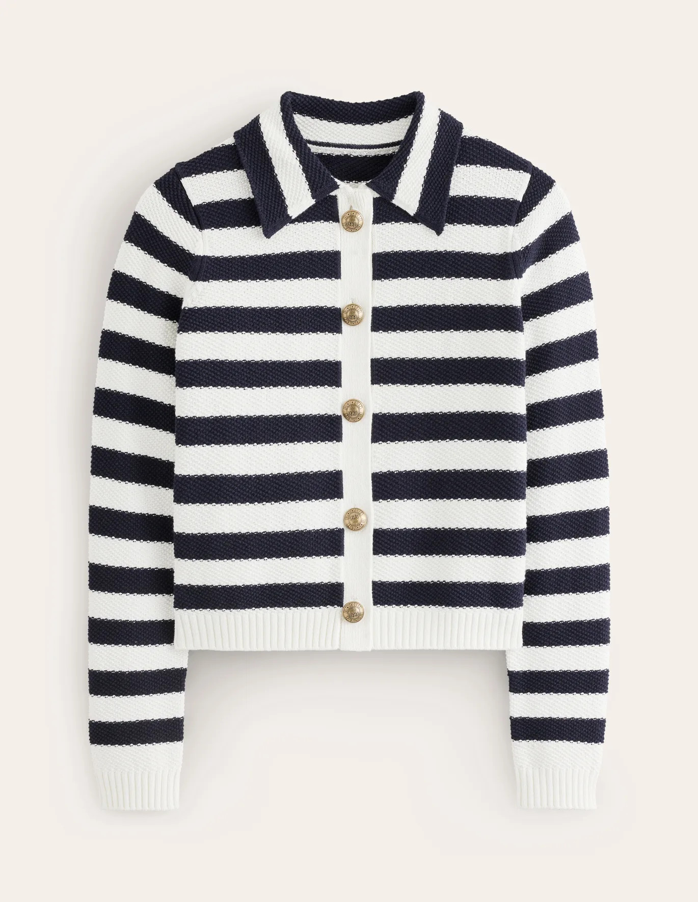 Collared Knitted Cardigan | Boden UK