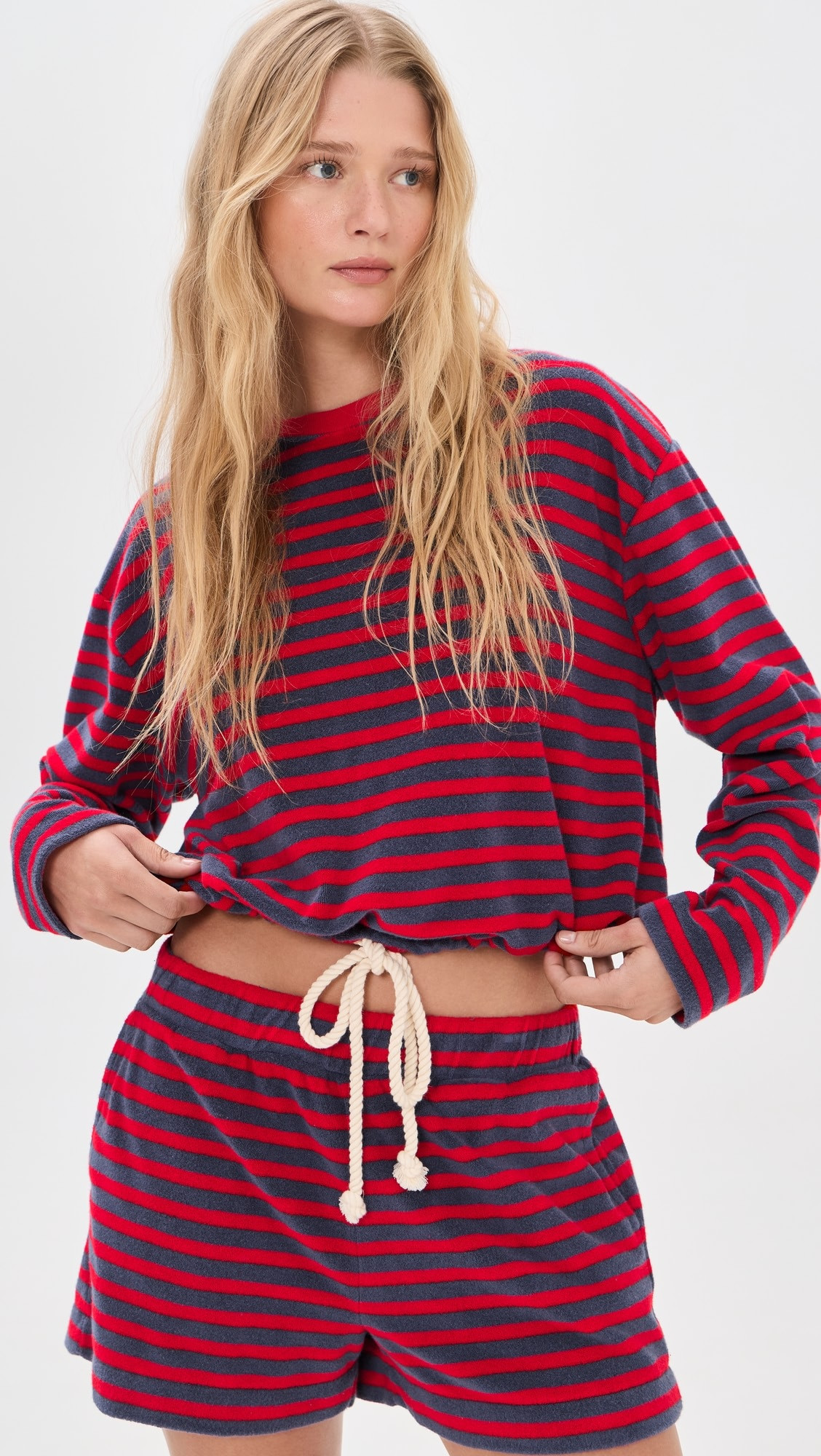 Towel Terry Tie Waist Top | Shopbop