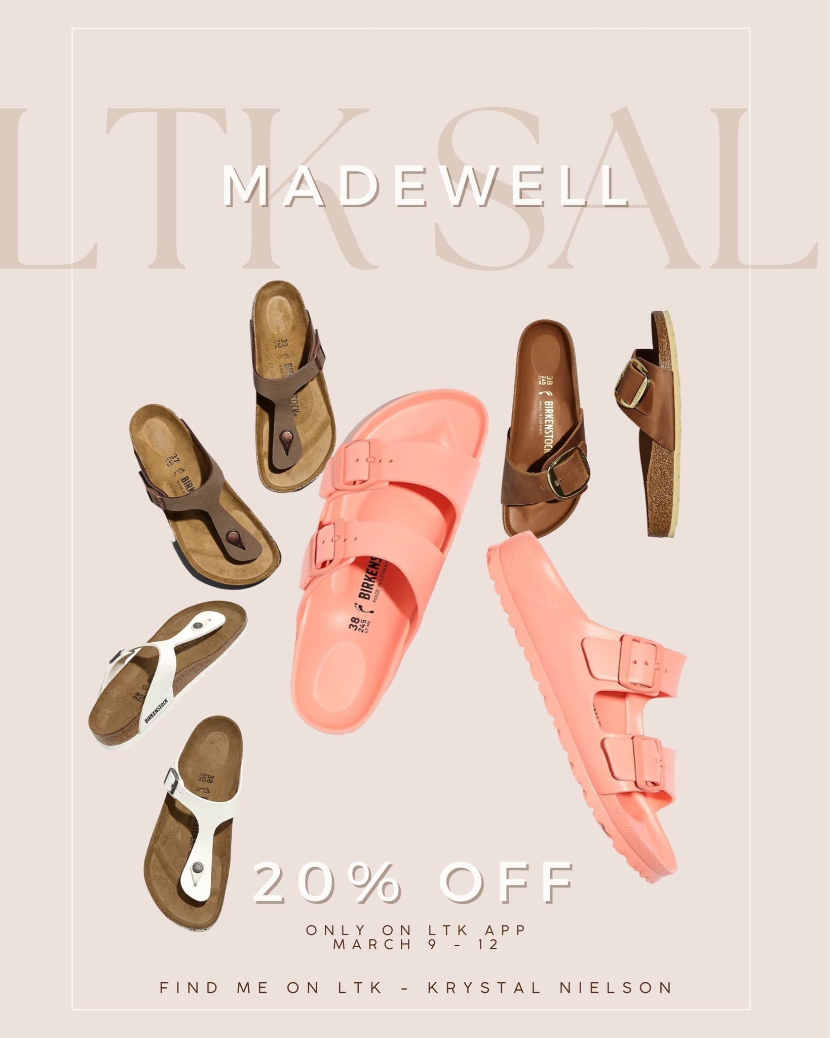 Use code LTK20 to save on madewell entire site now through Sunday! Including these birks and some awesome runners too!!

Birkenstocks 
Sandals for summer 
Spring sandals 


#LTKsalealert #LTKunder50 #LTKSale