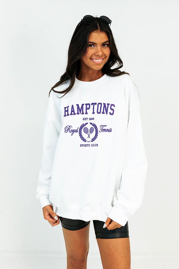 Hamptons Graphic Sweatshirt | Impressions Online Boutique