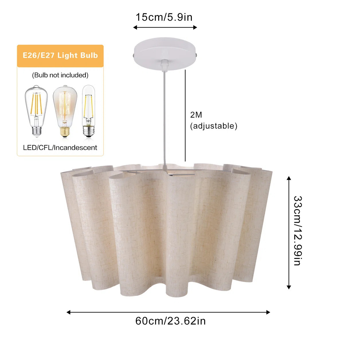 Hommel 1 - Light Geometric Pendant | Joss & Main