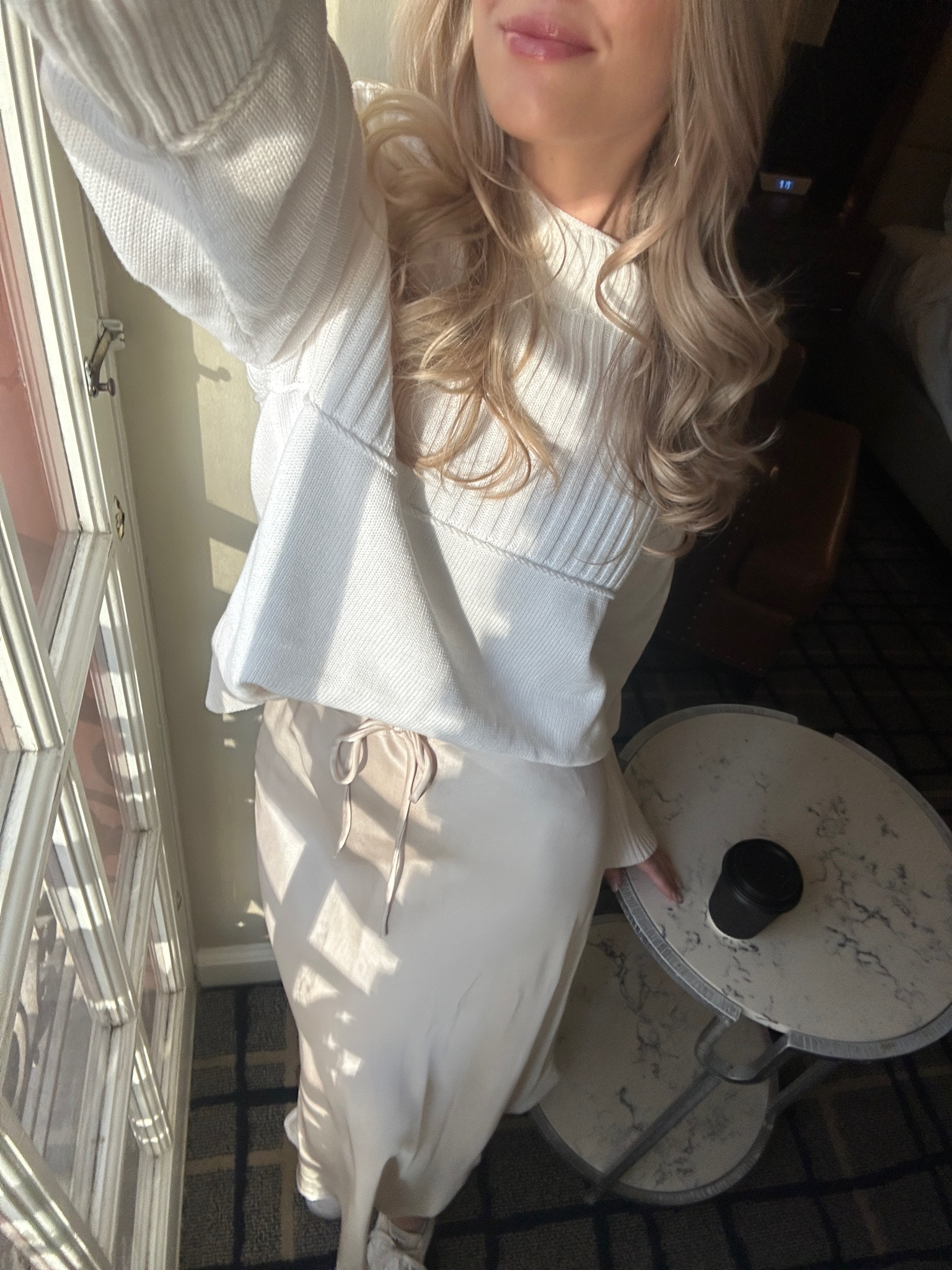 Sweater + midi skirt outfits in the winter 🤍

#LTKSeasonal