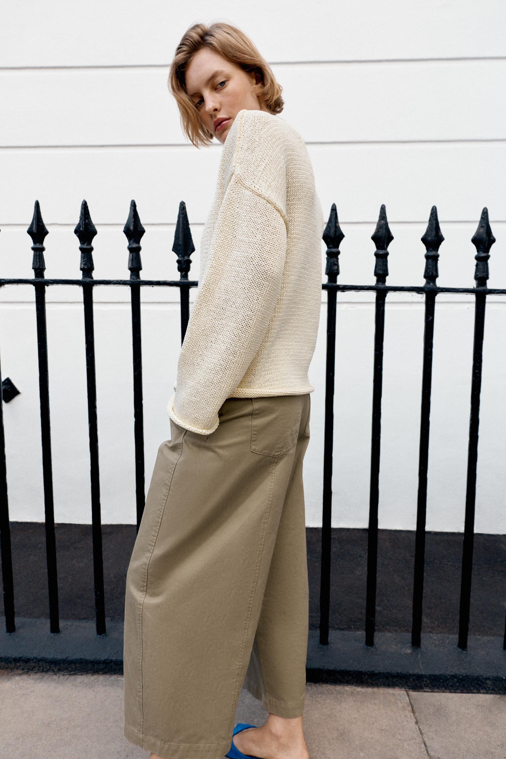 BOAT NECK KNIT JUMPER | Zara UK