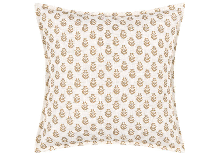 Lizette Printed Pillow 20x20 Iv/Tan | Urban Barn