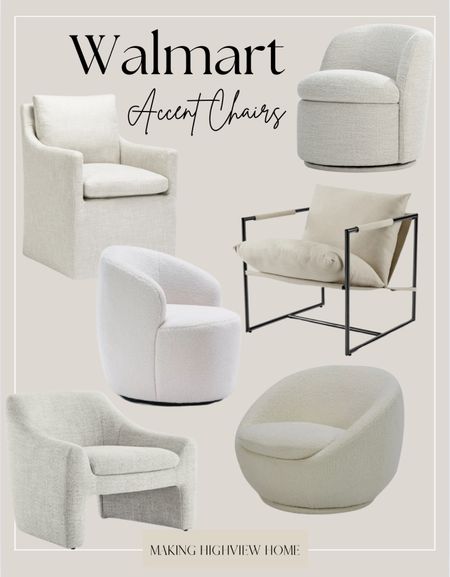 Walmart Neutral Accent chairs for the budget home decor lover! 

#LTKsalealert #LTKstyletip #LTKfamily