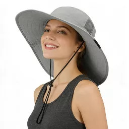 Solaris Women\u2019s Solid Wide Brim Bucket Hat \u2013 Waterproof Lightweight Packable Breathable... | Target