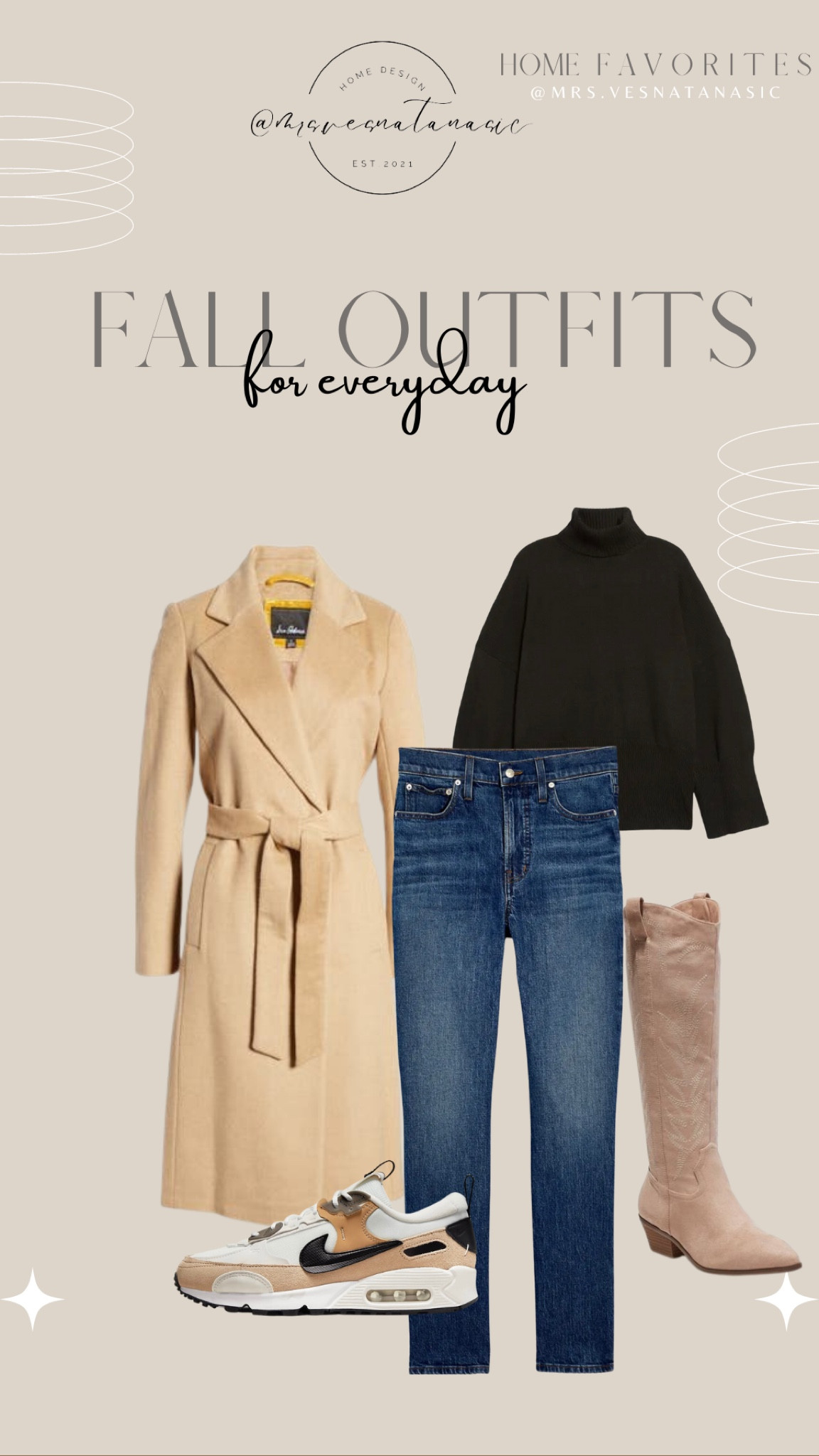 Fall outfits I am loving! 

Follow @mrs.vesnatanasic on Instagram to see daily outfits in stories & more — Style, fashion, OOTD, outfit, jeans, shorts, blouse, turtle neck, dress, sweatshirt, workout, athletic, lululemon, romper, jumpsuit, UGGS, sherpa, sweaters, Abercrombie & Fitch, wool coat, jeans, leather pants, vegan, pant, pants, coat, jacket, sweater, shirt, dress, flowy, Target, boots, shoes, sneakers, winter coat, Aeroe, Urban Outfiters, Abercrombie, Target, Walmart, Amazon fashion, Walmart fashion, Target style, bag, wallet, curves, women, shoe crush, sale alert, ltk sale, LTK sale, family, bump, beauty, seasonal, style tip, long coat, puffer, blazer, rain coat, Hunter, Bloomingdales, Nordstrom, Nordstrom rack, Old Navy, Gap.

#LTKstyletip #LTKsalealert #LTKSeasonal