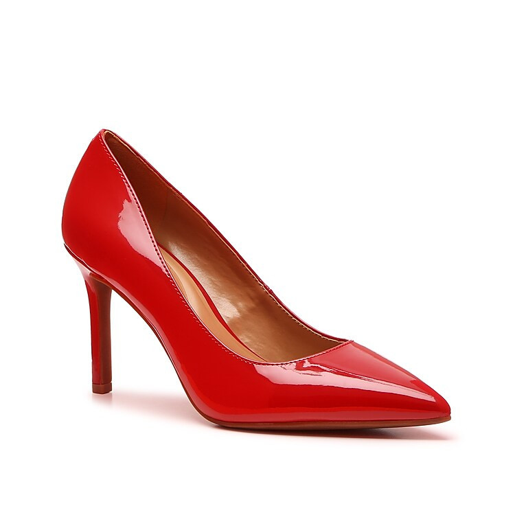 Jessica Simpson Nettles Pump | Women's | Red Patent Synthetic | Size 6.5 | Pumps | DSW