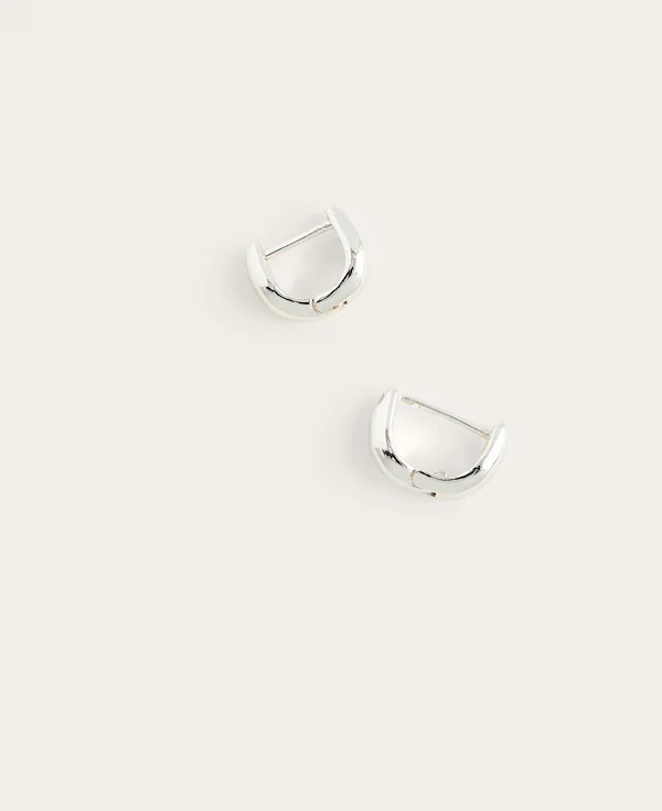 Sculptural Huggie Hoop Earrings | Madewell