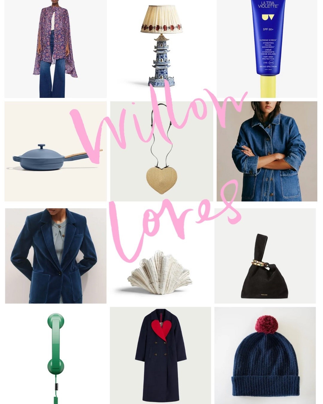 Willow Loves - The February Edition 

What I’m loving for the month of love - stylish winter warmers with a side of seaside dreaming…

#LTKwinter #LTKstyletip #LTKgiftguide