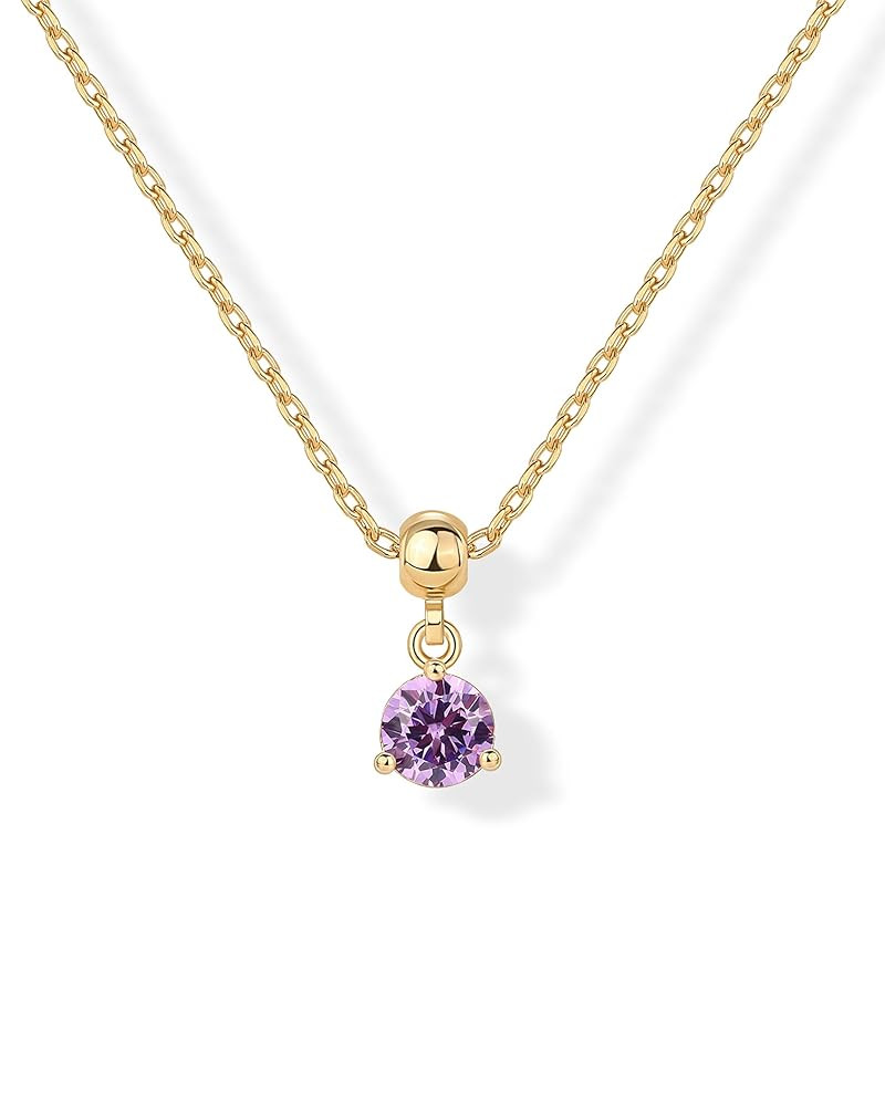 PAVOI Adjustable Gold Charm Necklace for Women - 14K Gold Plated Chain Dainty Initial Necklaces f... | Amazon (US)