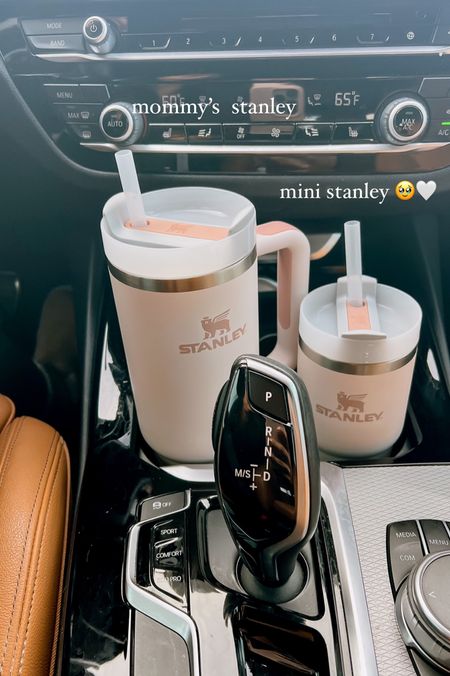 Mommy & Me Stanley’s 🤍
I have the 30oz, Sofi has the 14oz. They’re perfect for our small hands. 

Keeps your water icy cold all day and the straw makes drinking water so addicting! 

#LTKfamily #LTKunder50 #LTKkids