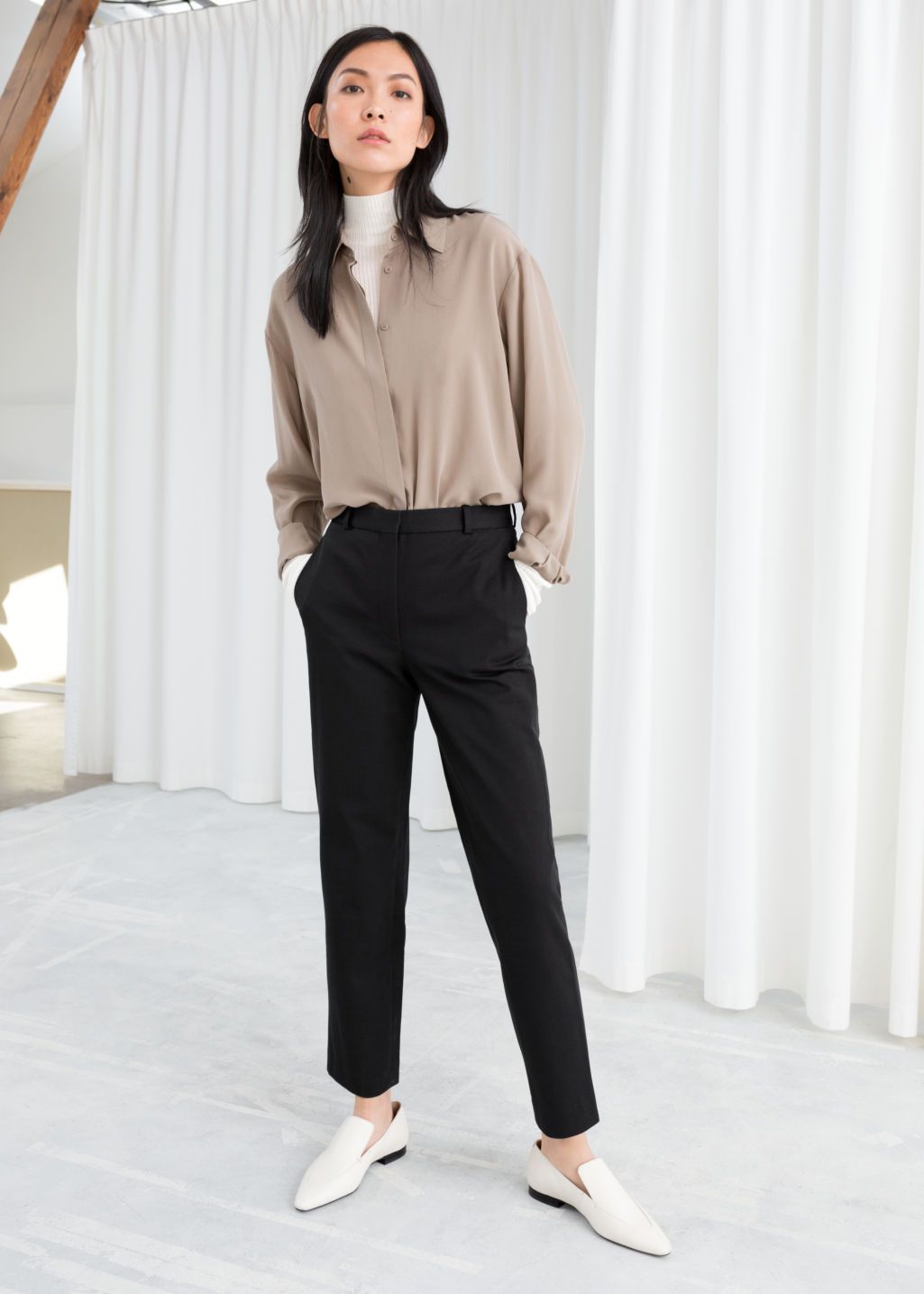 Stretch Cotton Trousers | & Other Stories (EU + UK)