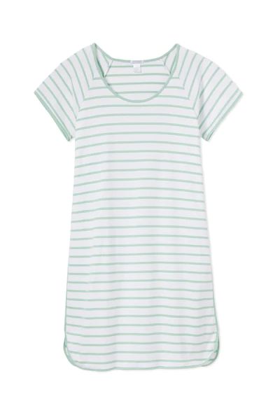 Pima Nightgown in Spring Green | LAKE Pajamas