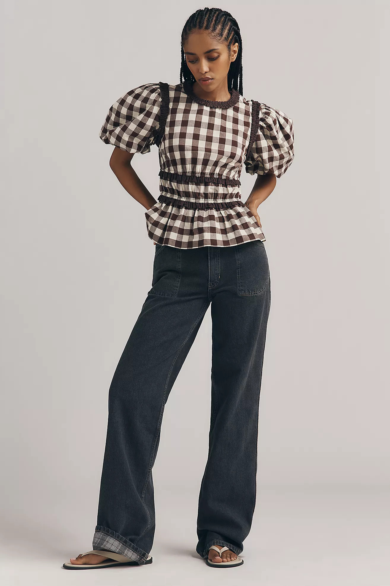 Damson Madder Sylvie Jeans | Anthropologie (US)