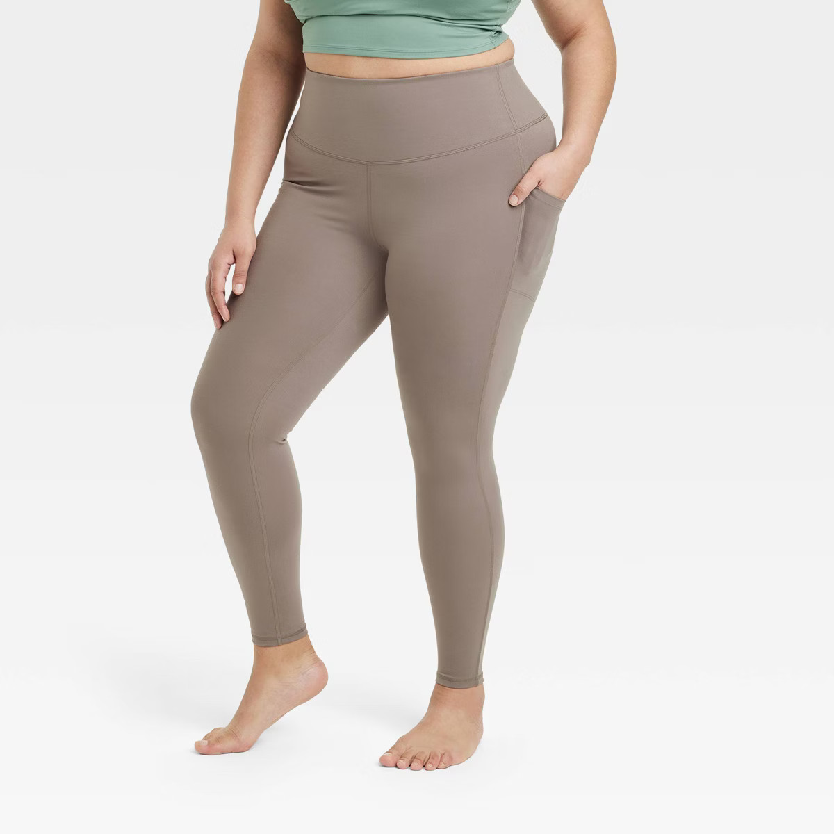 Women's Brushed Sculpt High-Rise Pocketed Leggings - All In Motion™ | Target