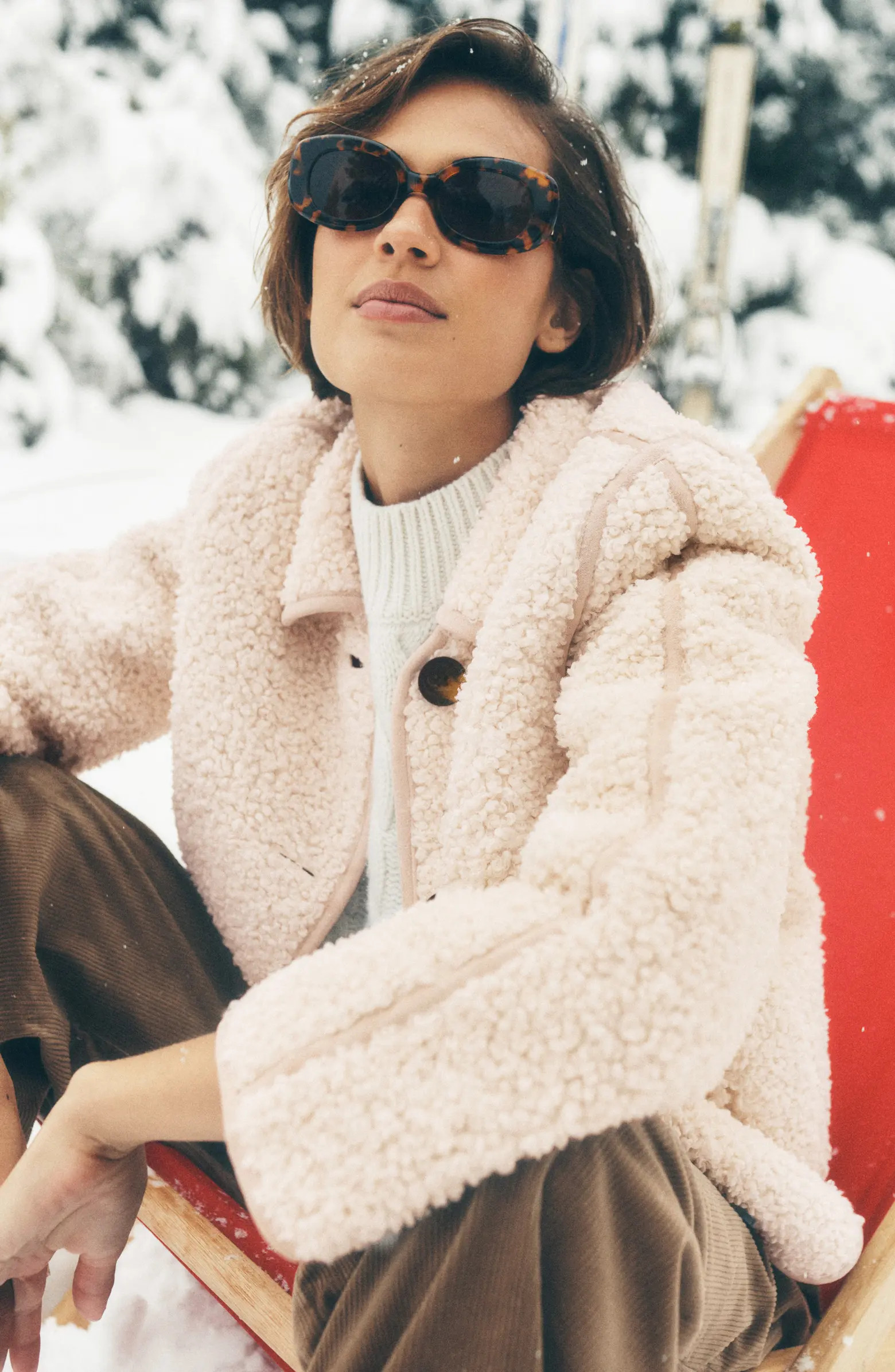 Boden High Pile Fleece Coat | Nordstrom | Nordstrom