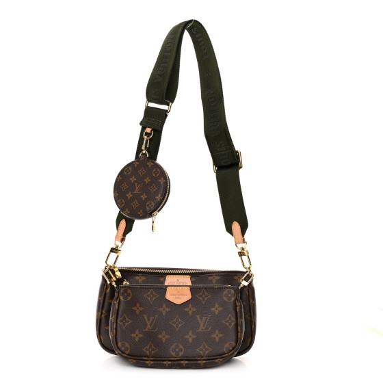 Monogram My LV World Tour Multi Pochette Accessories Kaki | FASHIONPHILE (US)