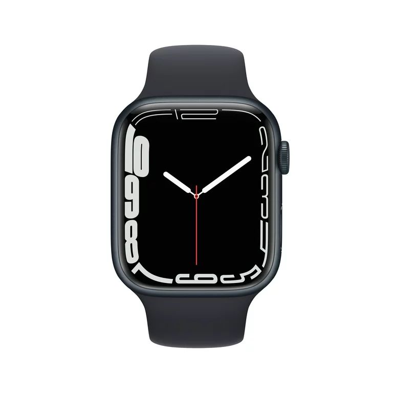 Apple Watch Series 7 GPS + Cellular, 45mm Midnight Aluminum Case with Midnight Sport Band - Regul... | Walmart (US)