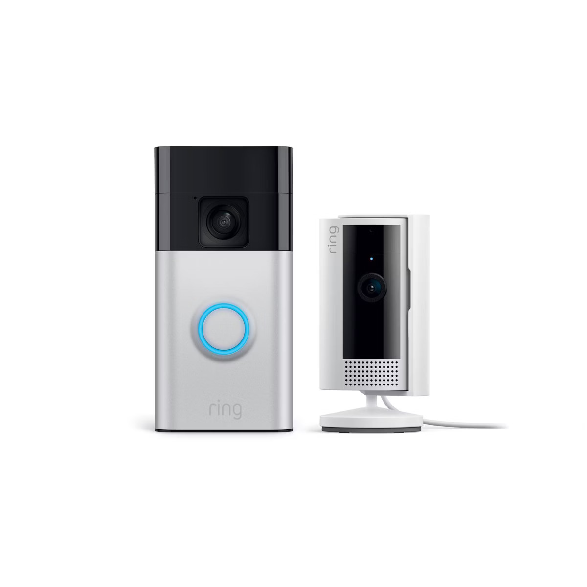 Ring Starter Set with Battery Doorbell and Indoor Cam: Security Wi-Fi System, 2 Cameras | Target
