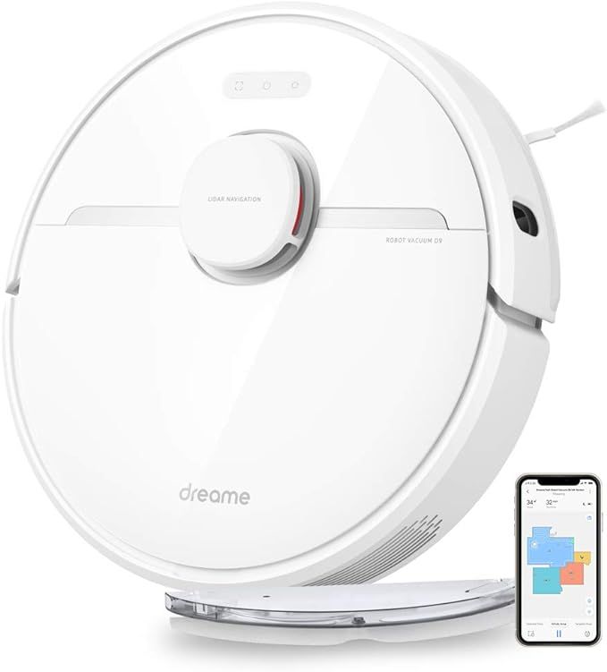 Dreametech D9 Robot Vacuum and Mop Cleaner Sweep Alexa smart home kitchen essentials amazon finds | Amazon (US)