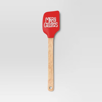 Holiday Merry Christmas Flexible Spatula Red - Wondershop™ | Target
