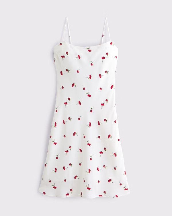 The A&F Julia Slip Knee-Length Dress | Abercrombie & Fitch (US)