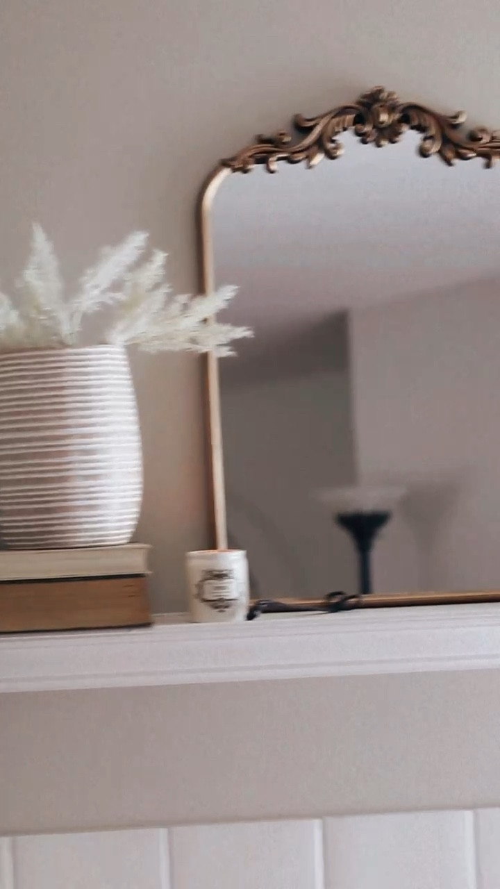 Fireplace mantle decor 

#LTKxAnthro #LTKhome #LTKSeasonal