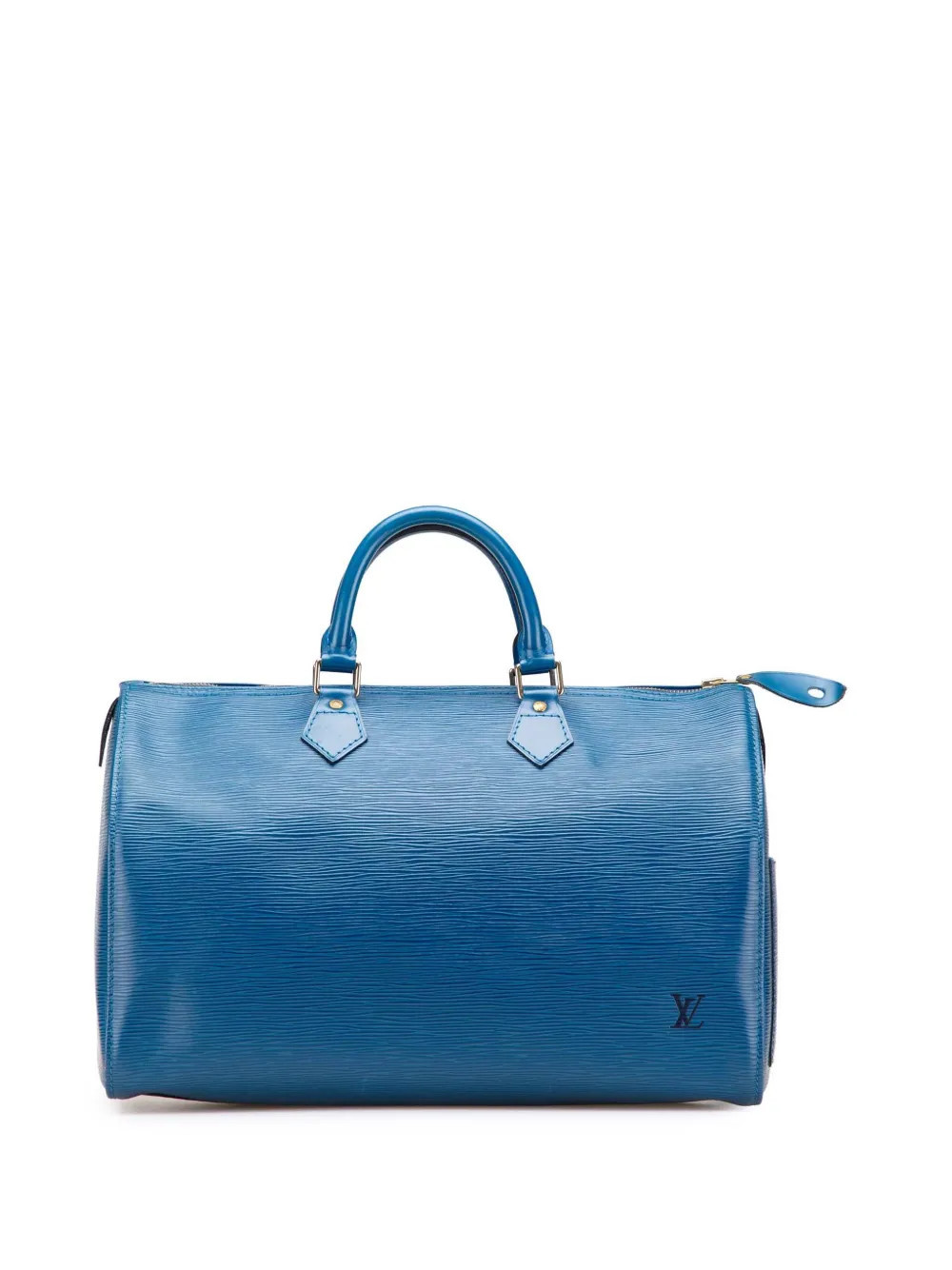 Louis Vuitton Pre-Owned 1994 Epi Speedy 35 boston bag - Blue | Farfetch Global