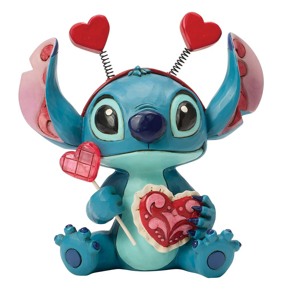 Stitch ''Sucker for Love'' Figure by Jim Shore – Lilo & Stitch | Disney Store
