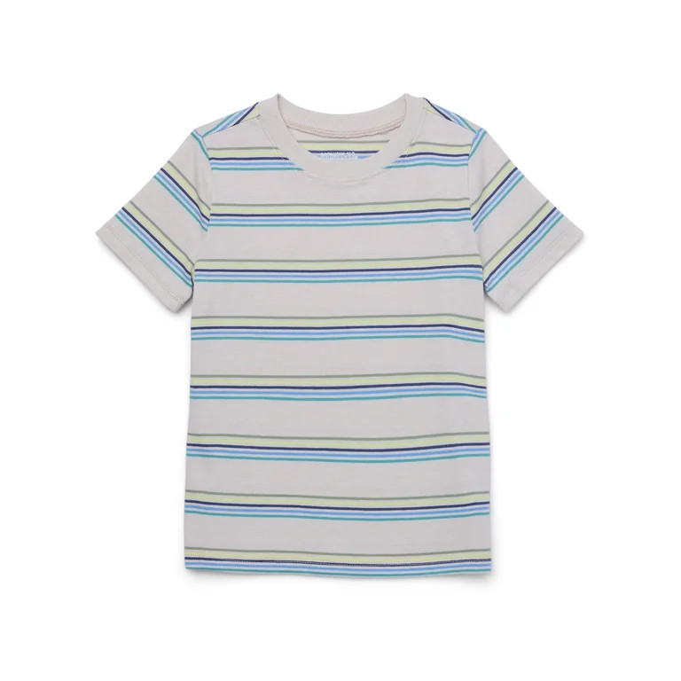 Garanimals Toddler Boy Short Sleeve Striped T-Shirt, Sizes 18M-5T | Walmart (US)