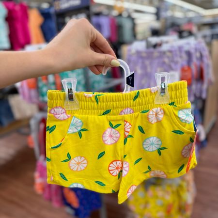 $4.98 shorts for girls!🍋 So many to choose from at Walmart rn. 