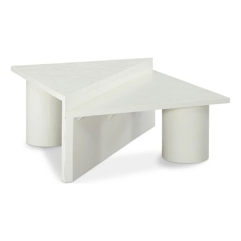 Meridian Furniture Pavillion White Coffee Table | Walmart (US)