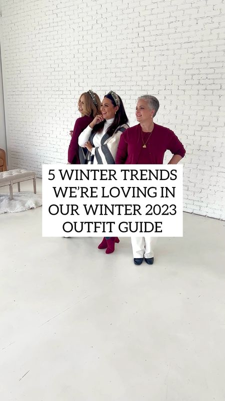 Winter trends we are loving in our Winter 2023 Outfit Guide

#LTKSeasonal #LTKstyletip #LTKover40