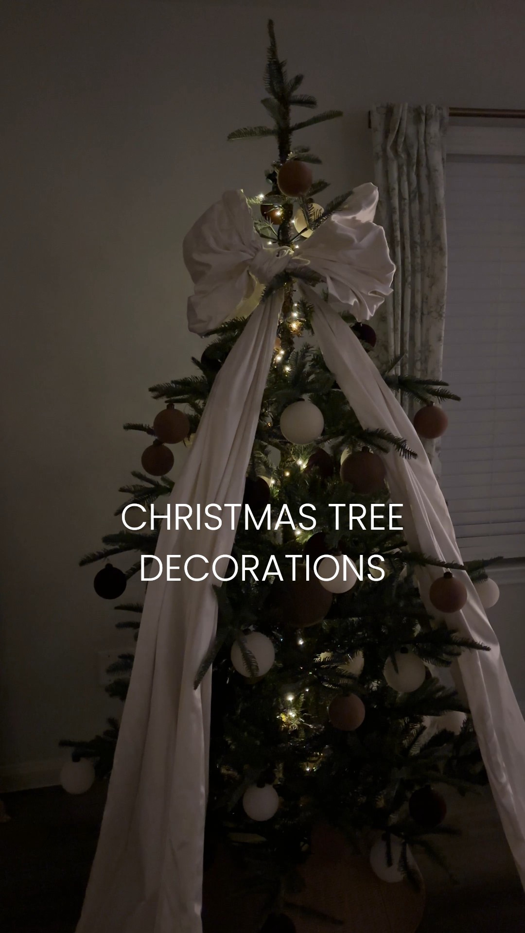 Christmas tree decor! 🤎

the bow is a DIY, I used white poly satin (linked an option below).


#LTKHome #LTKSeasonal #LTKHoliday