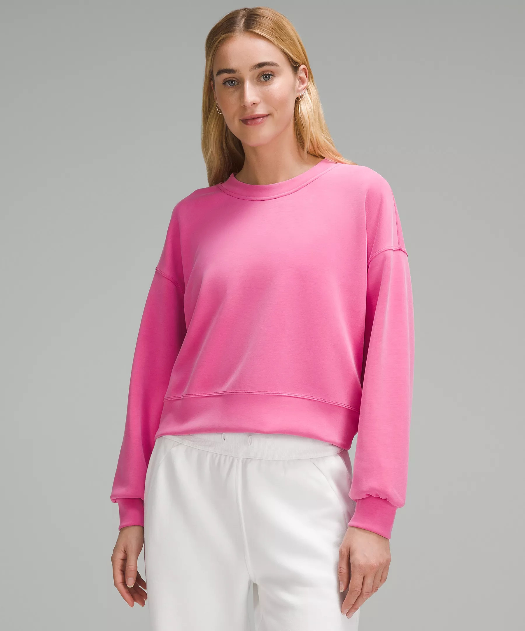 Softstreme Perfectly Oversized Cropped Crew | Lululemon (US)